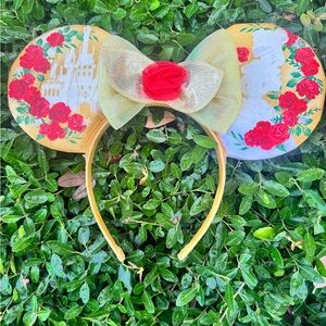 Floral Castle Mouse Ears Headband